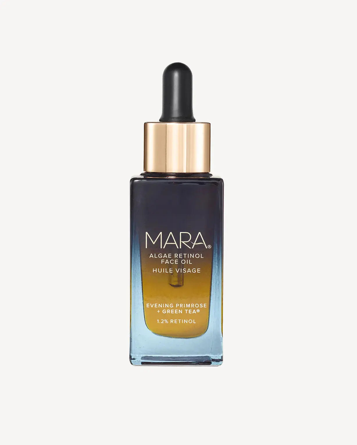 MARA retinol oil in brown dropper bottle