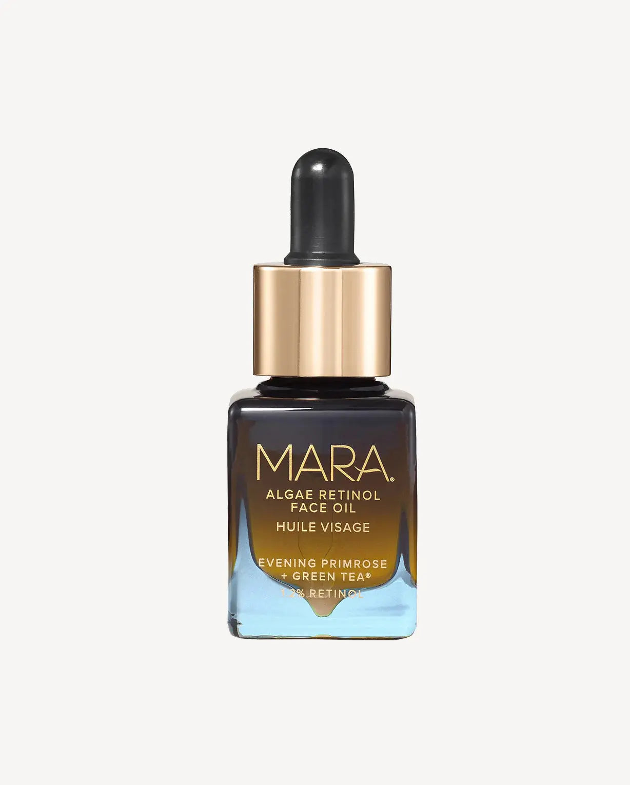 MARA algae retinol oil in mini brown bottle