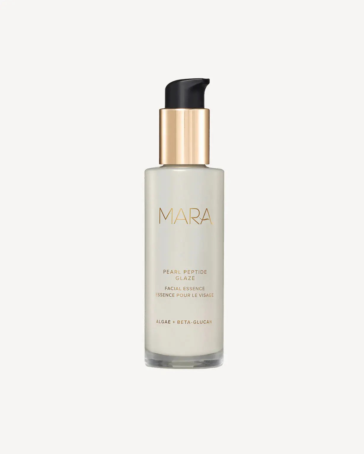 MARA Pearl Peptide Glaze in white bottle
